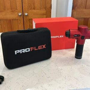 ProFlex Percussion Massage Gun 30 Speeds w Attachments | Like New